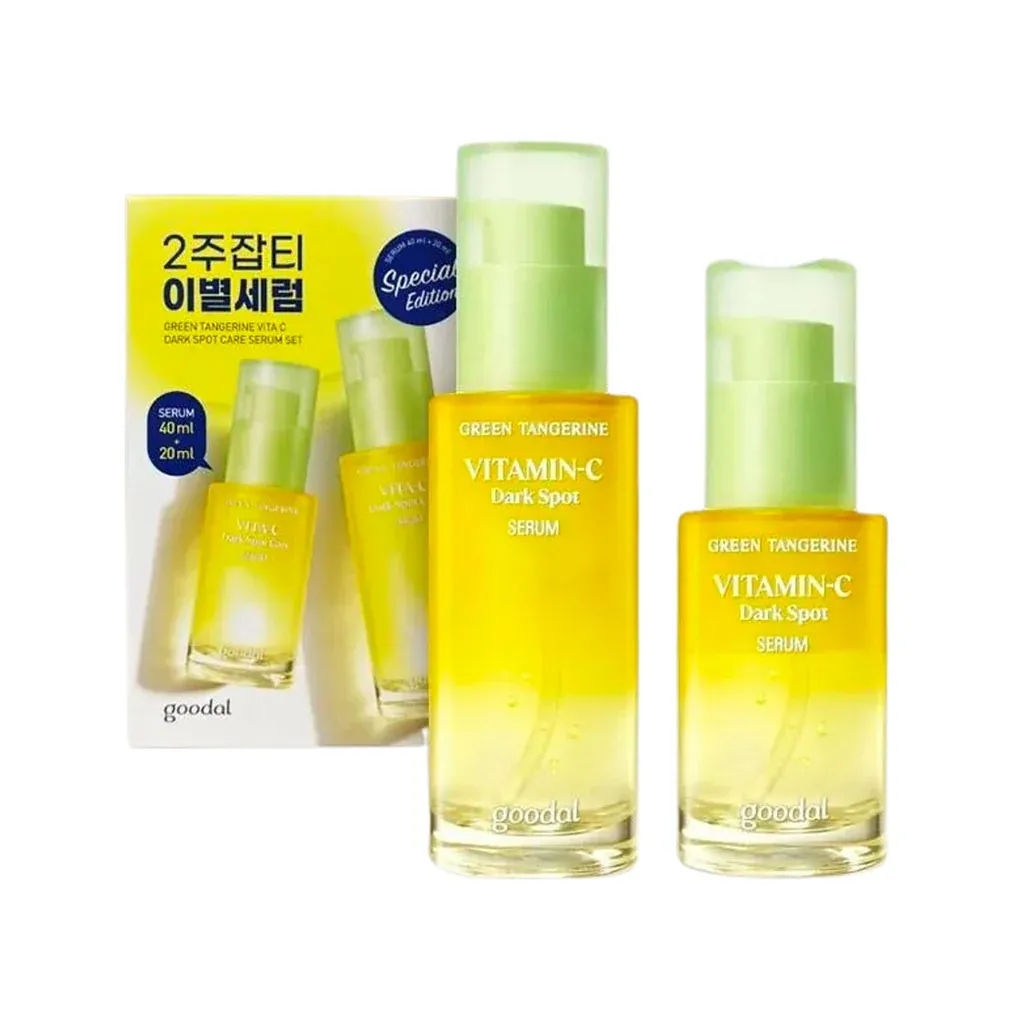 Green Tangerine Vita C Dark Spot Care Serum Set
