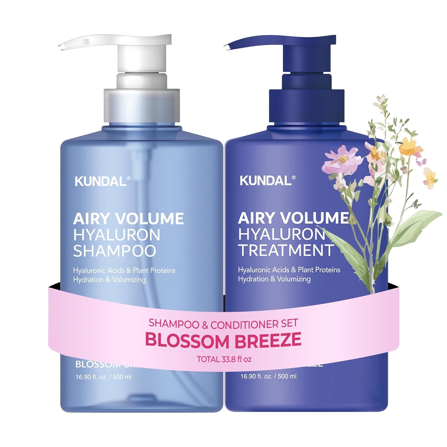 Airy Volume Hyaluron Shampoo 2pcs Bundle Set