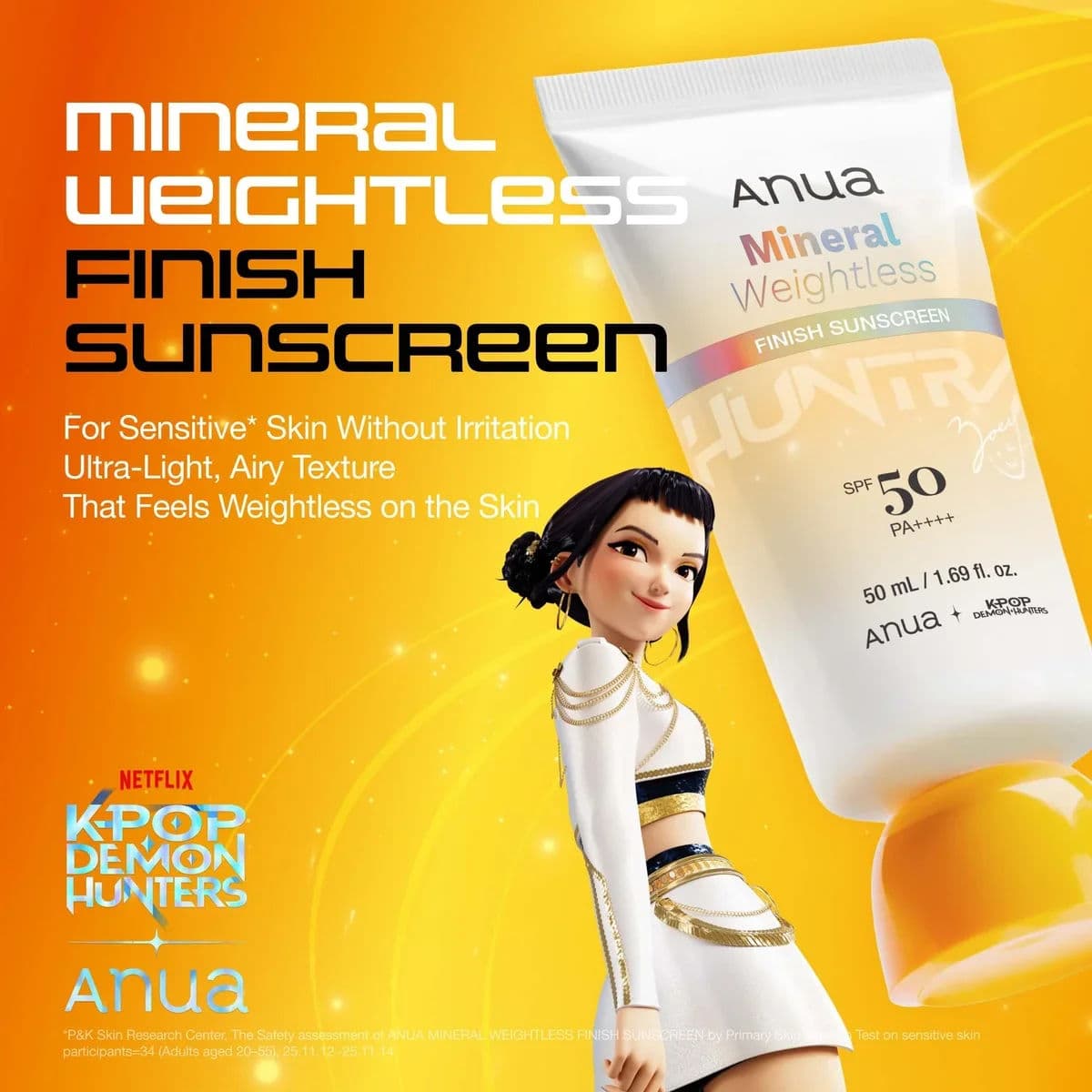 Kpop Demon Hunters Mineral Weightless Finish Sunscreen 2