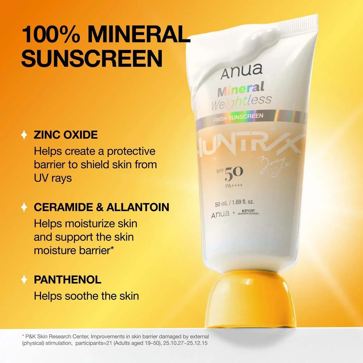 Kpop Demon Hunters Mineral Weightless Finish Sunscreen 3