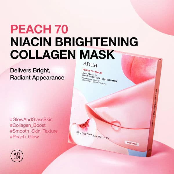 Peach 70 Niacin Brightening Collagen Mask 2