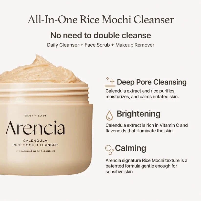 Calendula Rice Mochi Cleanser 2
