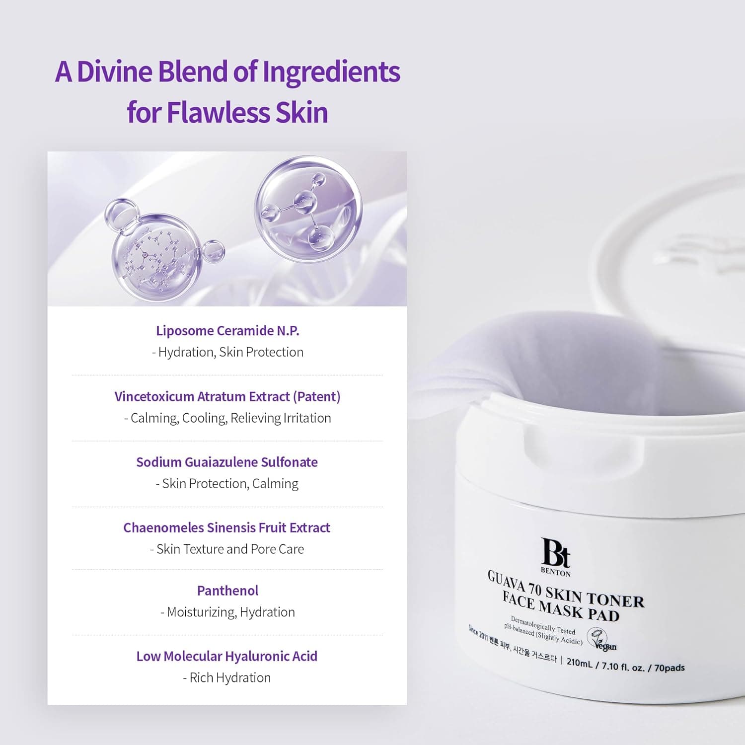 Guava 70 Skin Toner Face Mask Pad 5