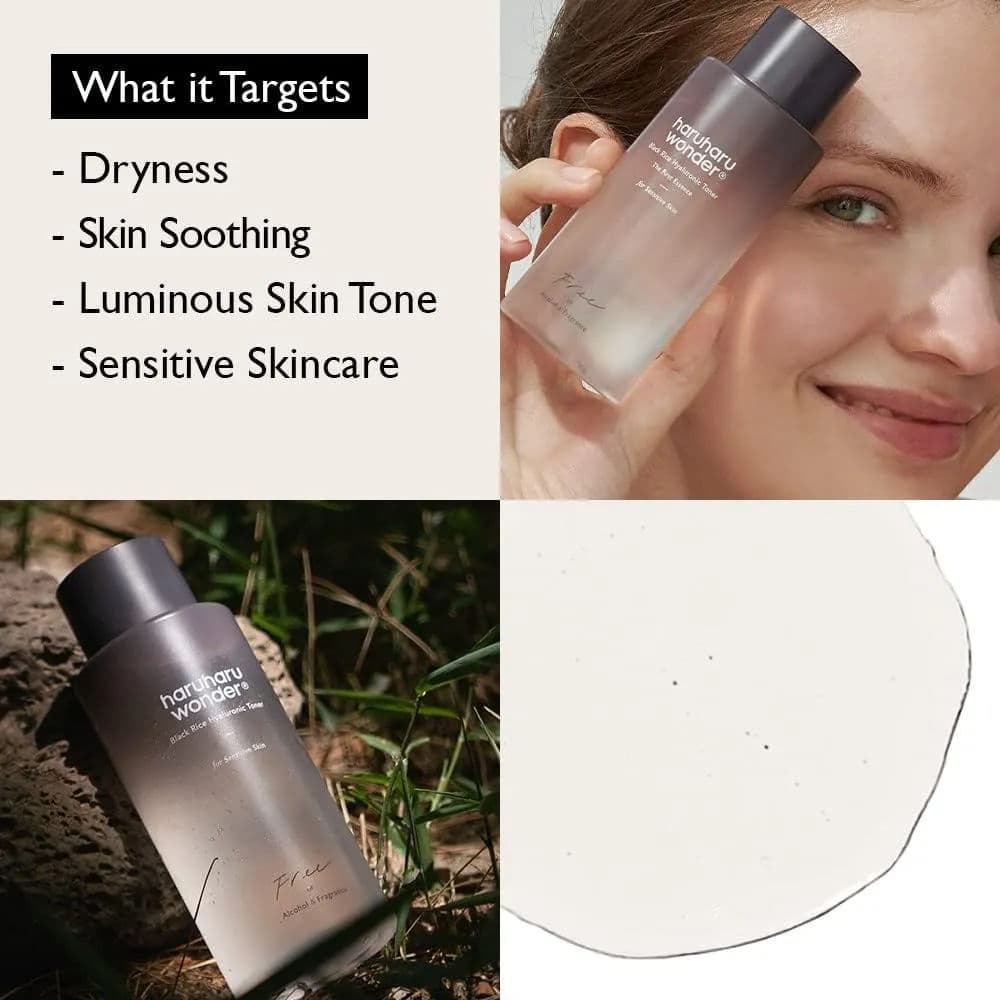 Black Rice Hyaluronic Toner Fragrance Free 6