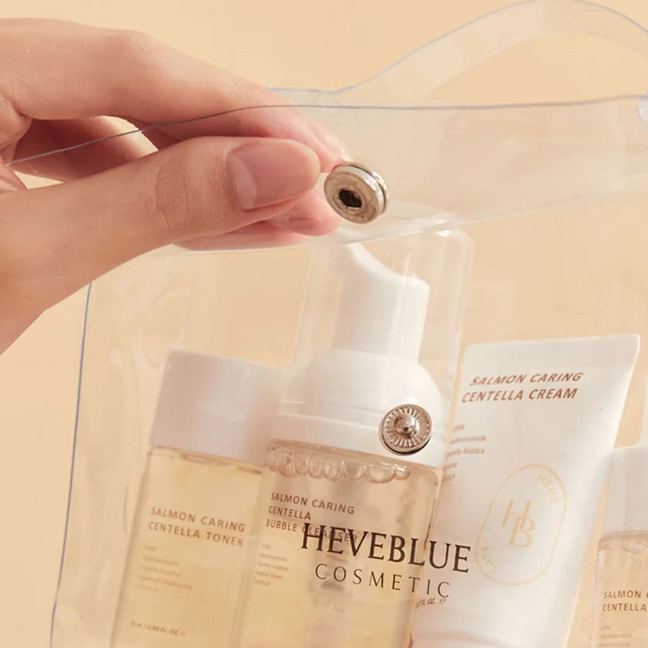 Salmon Caring Centella Special Travel Kit Bag Set 2