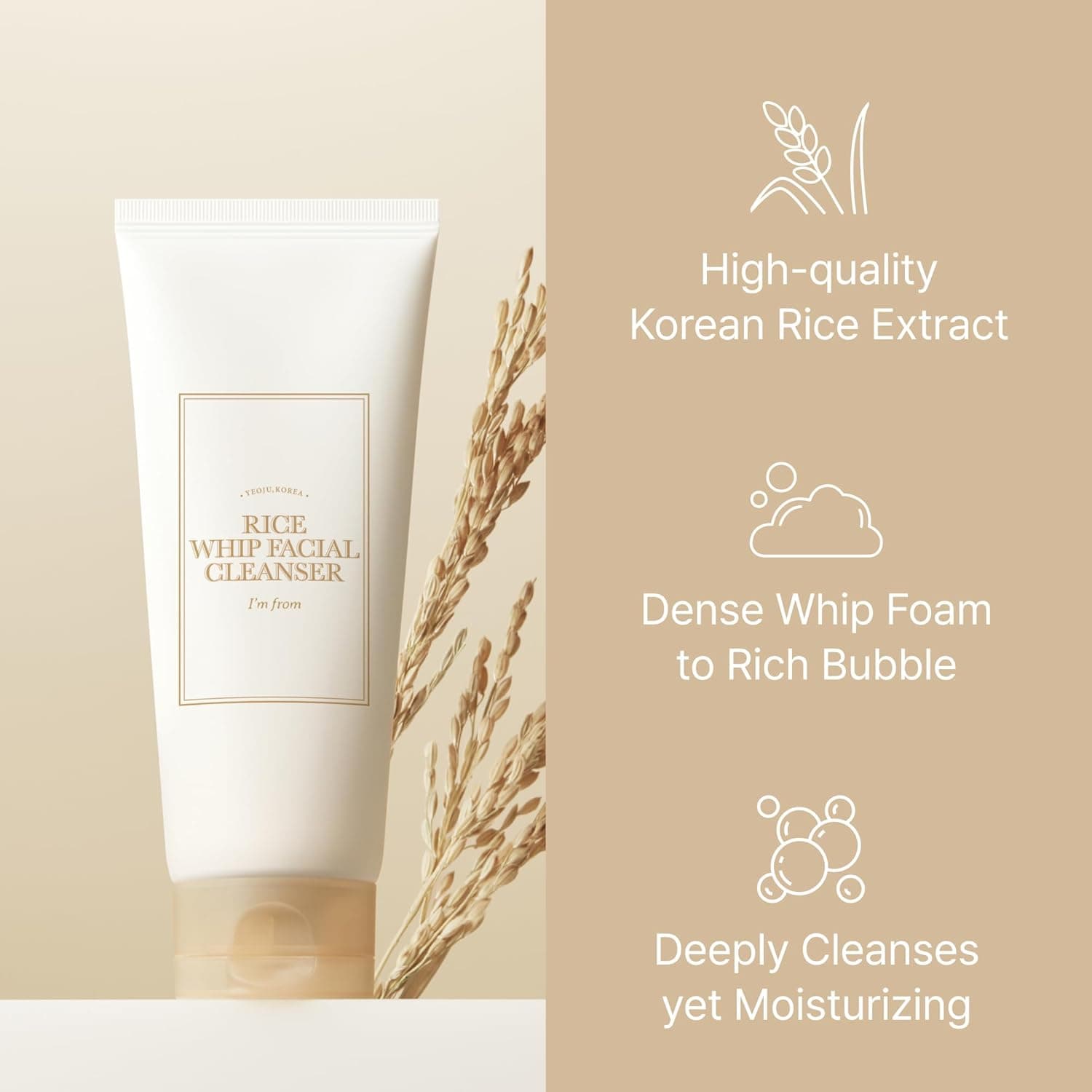 Rice Whip Facial Cleanser 2