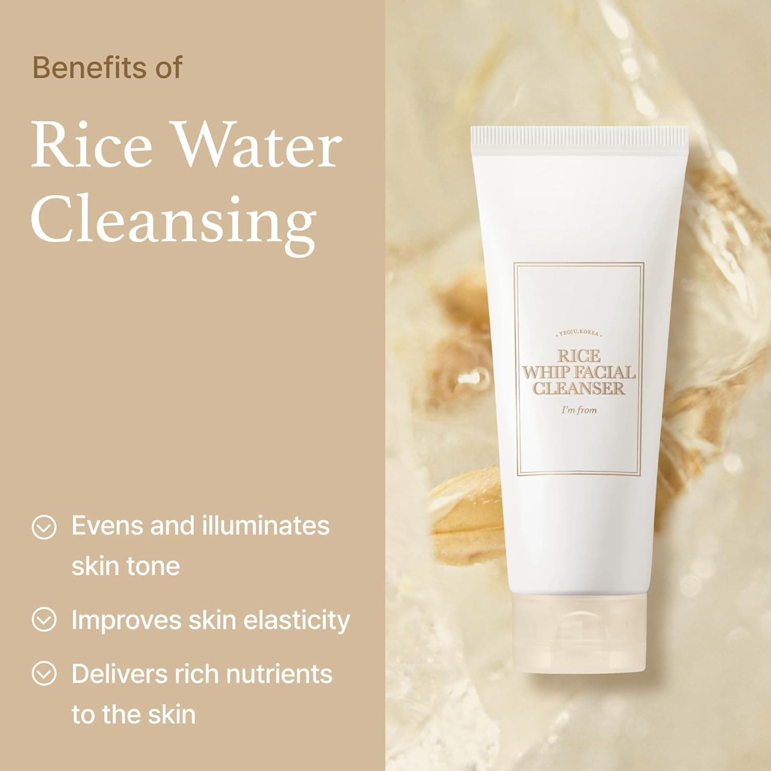 Rice Whip Facial Cleanser 5