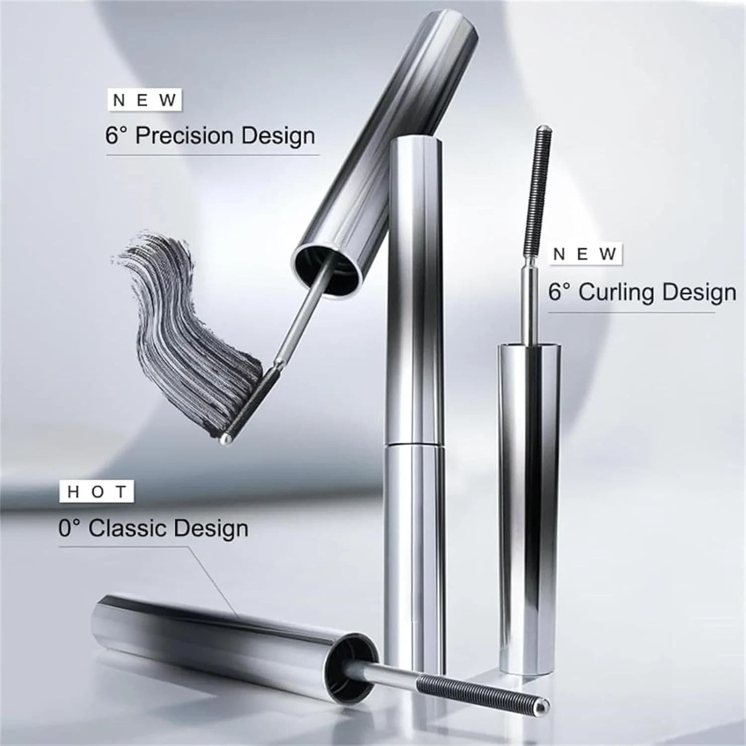 3D Curling Eyelash Iron Mascara - Curly 6