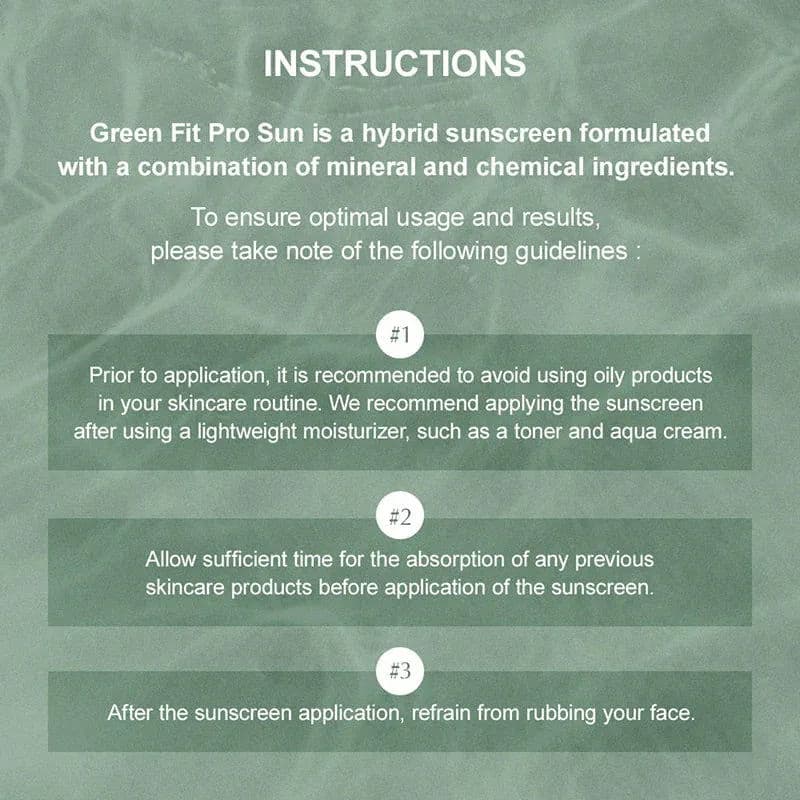 Green Fit Pro Sun SPF 50+ Sunscreen 4