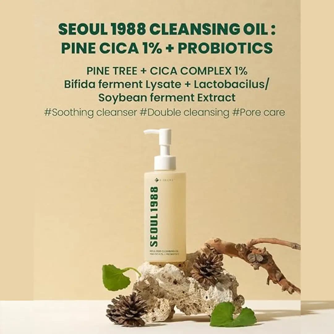 SEOUL 1988 Cleansing Oil : Pine Cica 1% + Probiotics 2