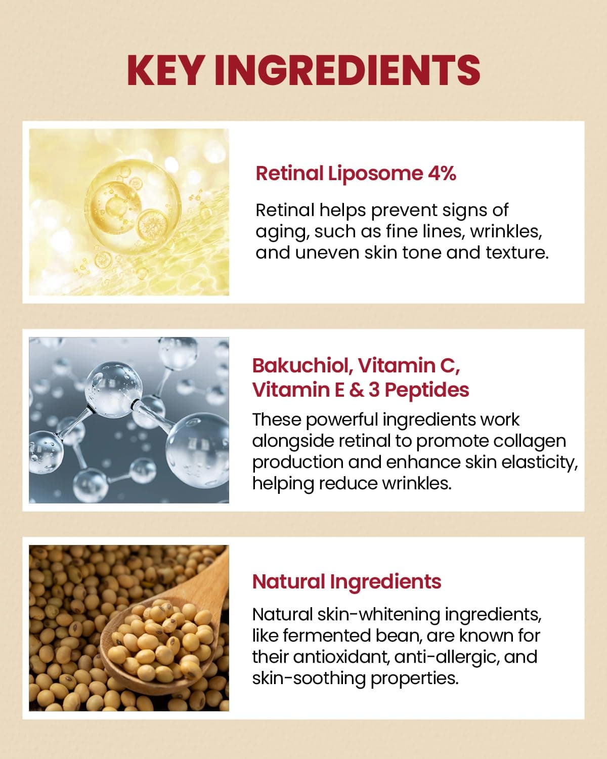 SEOUL 1988 Eye Cream : Retinal Liposome 4% + Fermented Bean 5