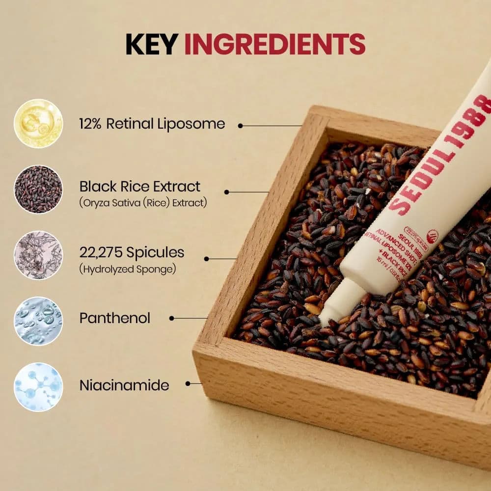 SEOUL 1988 Advanced Shot : Retinal Liposome 12% + Black Rice 2
