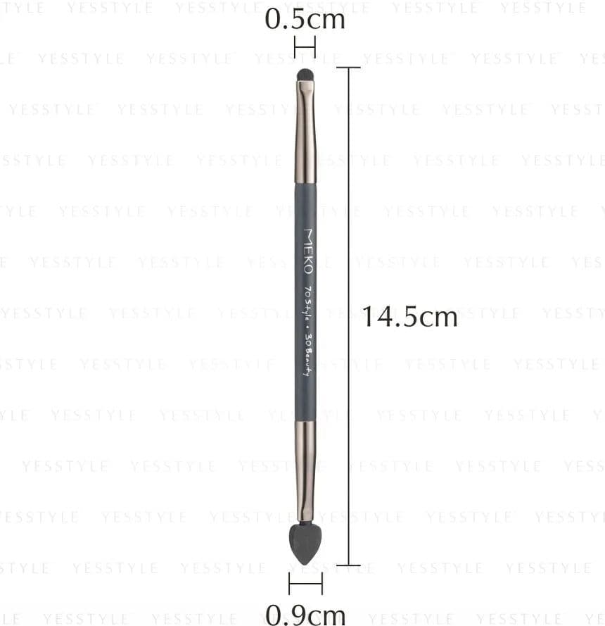 Yuansen Veganism Double-Headed Eyeliner Glitter Silicone Brush 4