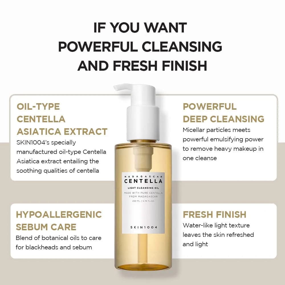 Madagascar Centella Light Cleansing Oil 5
