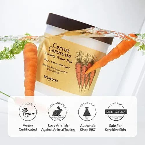 Carrot Carotene Calming Water Pad Set 60EA +Refill 30ea 4