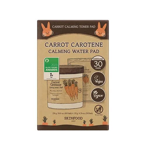 Carrot Carotene Calming Water Pad Set 60EA +Refill 30ea 1
