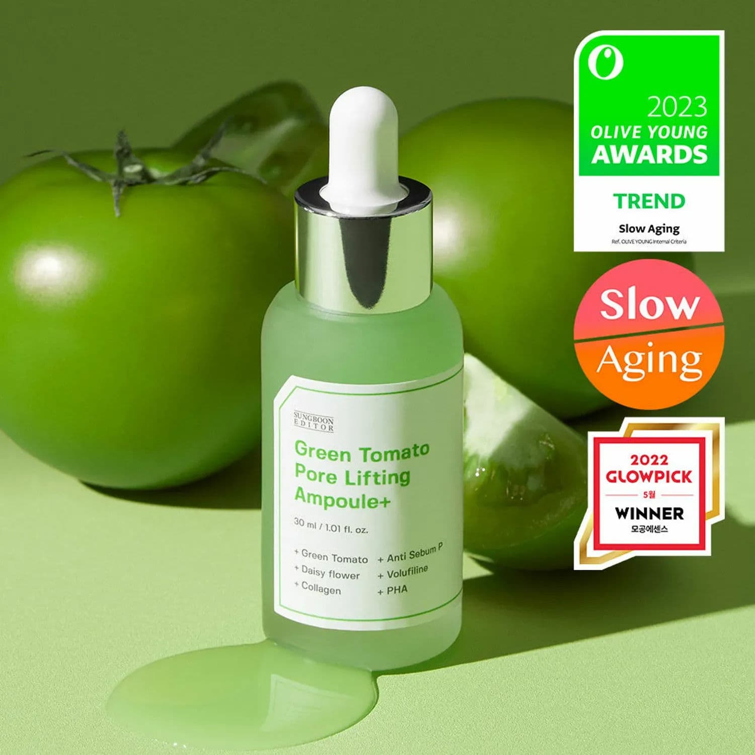 Green Tomato Pore Lifting Ampoule+ 1