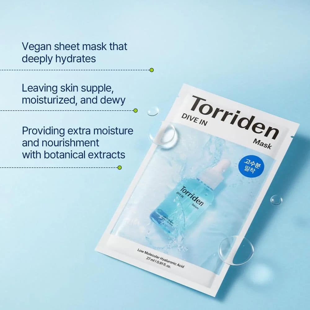 DIVE-IN Low Molecule Hyaluronic Acid Mask 3
