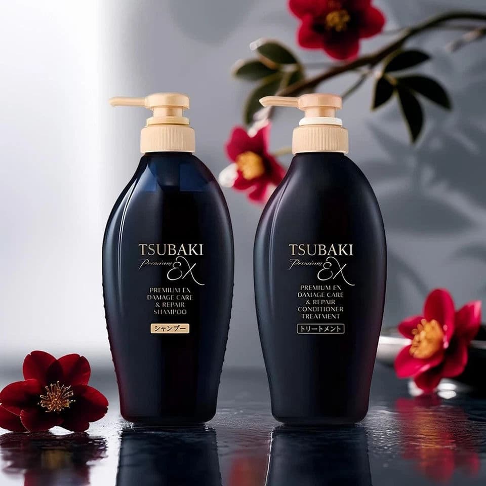 Tsubaki Premium EX Damage Care & Repair Shampoo & Treatment 2