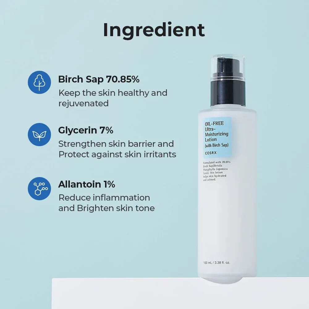 Oil Free Ultra Moisturizing Lotion with Birch Sap 3