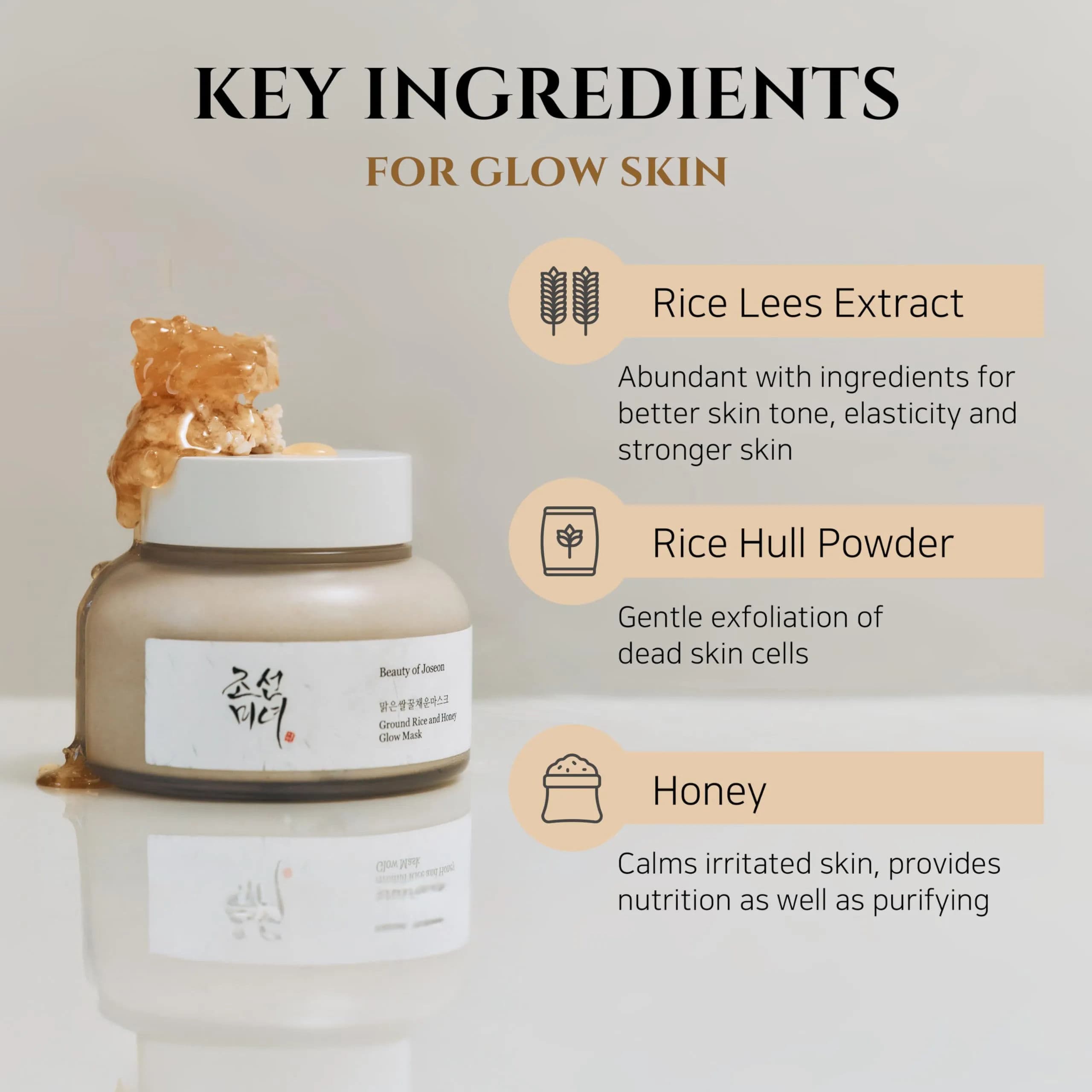 Ground Rice and Honey Glow Mask 5