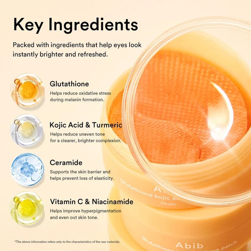 Glutathione Kojic Acid Eye Patch Vita Jelly 6